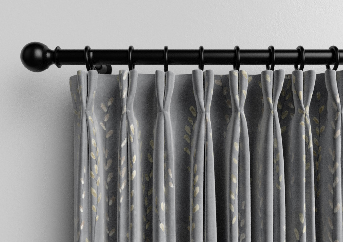 Willow Field, Stone Grey - Made to Measure Curtains - Image 10